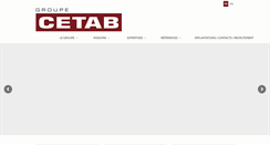 Desktop Screenshot of cetab.fr